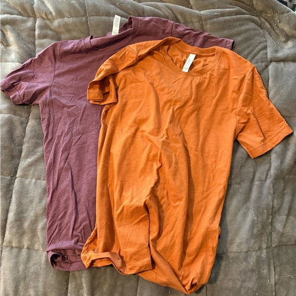 Bella Canvas Tops - 4/$25 Womens Orange and Purple T-Shirts